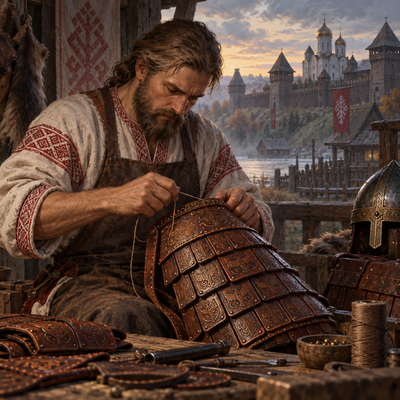 Illustration de Rich Slavic Leather